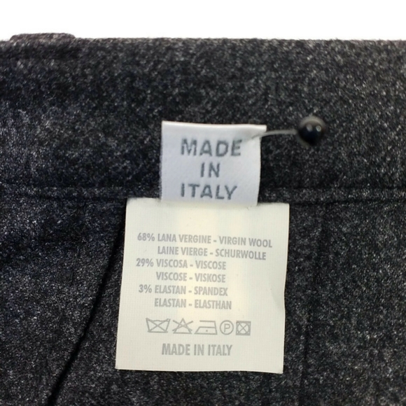 Vintage Giorgio's of Palm Beach Charcoal Wool Blend Career Dress Pants Womens 6 - Picture 11 of 14